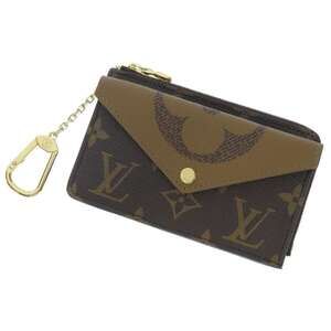 Louis Vuitton Monogram Coin Wallet Porte Carte Recto Verso Zipper